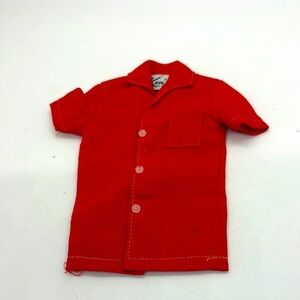 VTG Ken 60s Going Bowling Shirt Red 1403